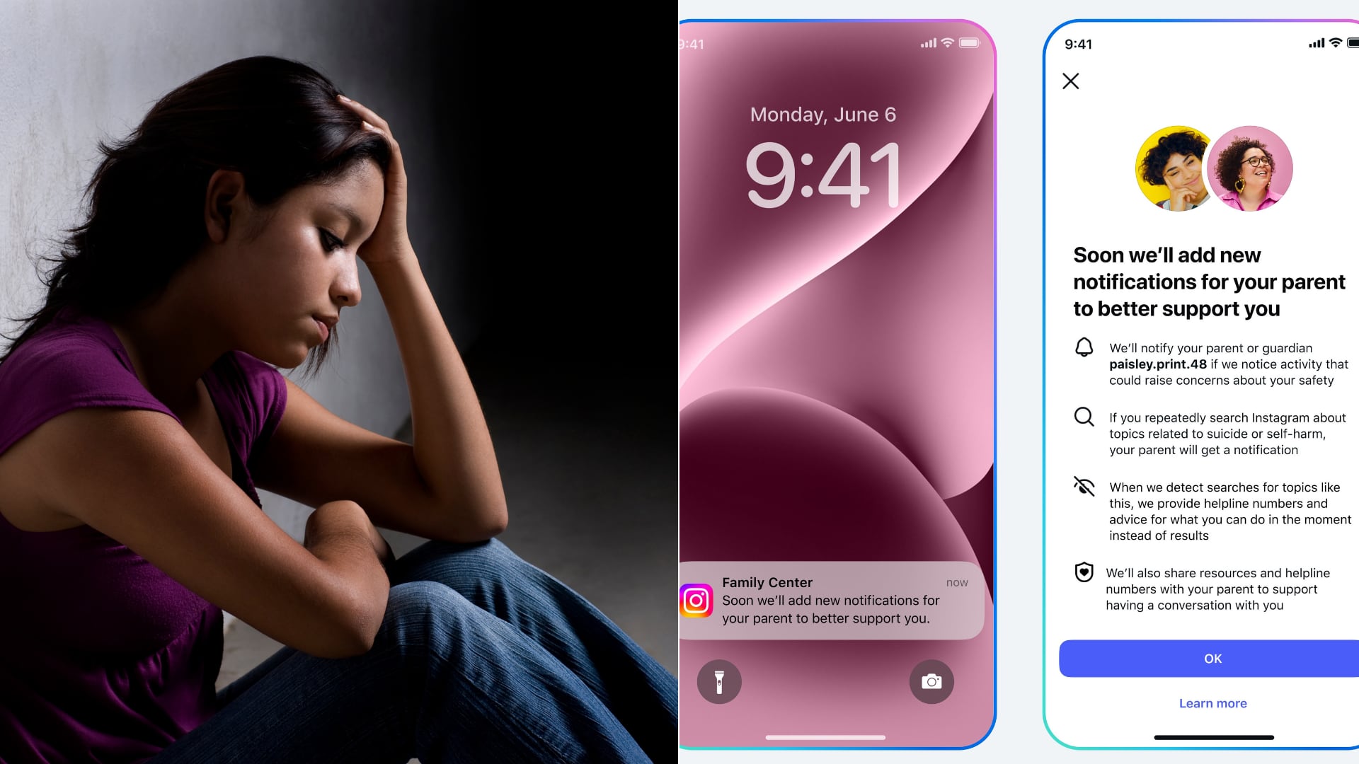 Meta activará avisos parentales ante búsquedas reiteradas sobre autolesión y ampliará la medida a chats con inteligencia artificial.