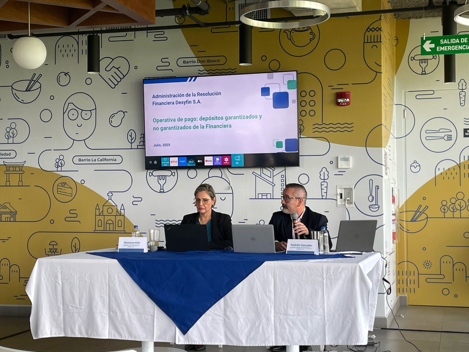 Conferencia de prensa Financiera Desyfin