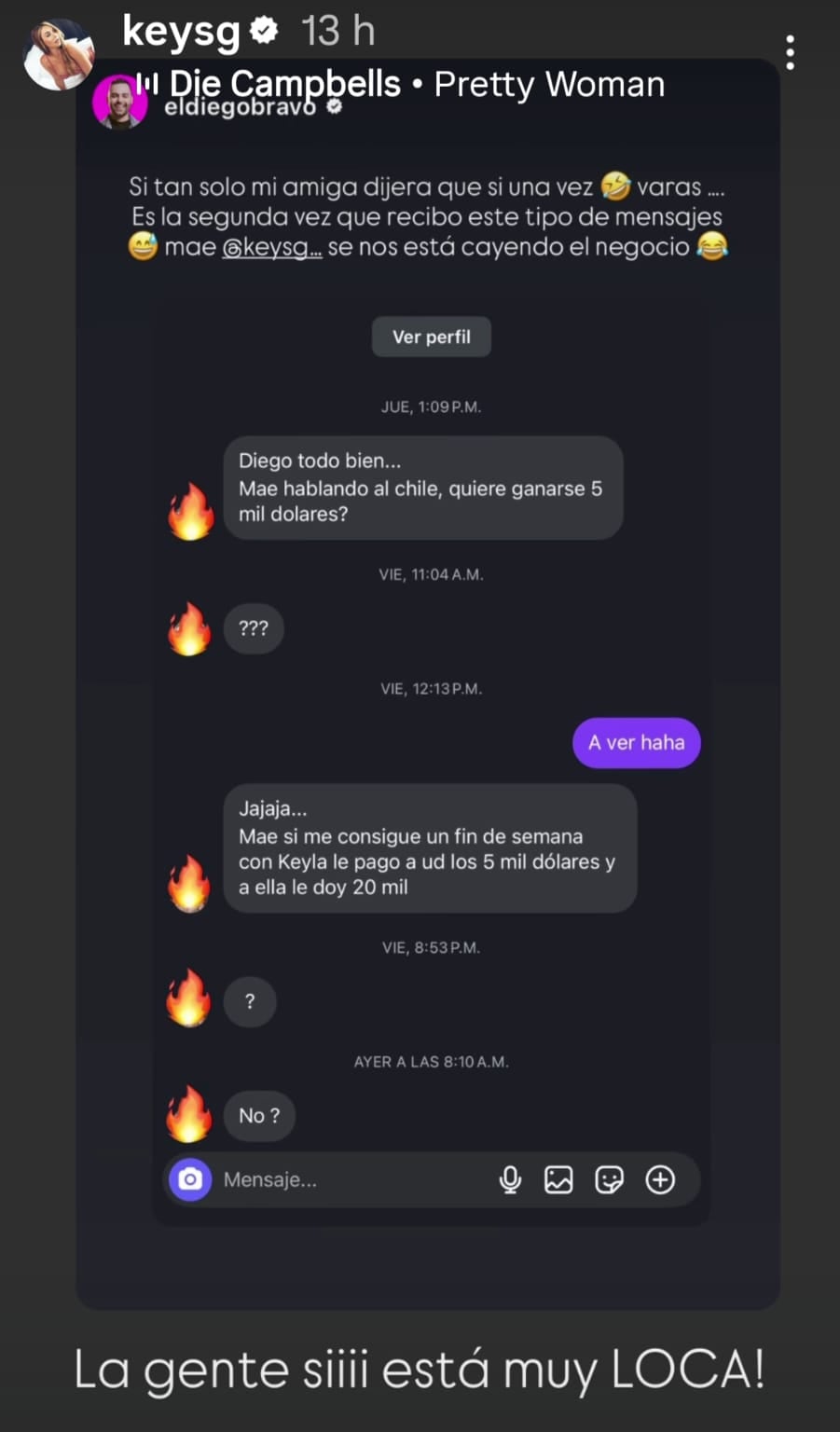 Diego Bravo Keyla Sánchez