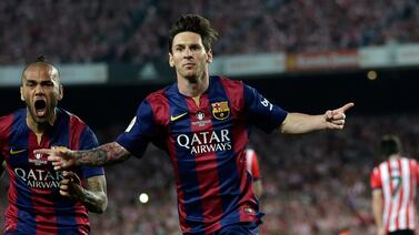 Doblete de Messi y doblete del Barelona