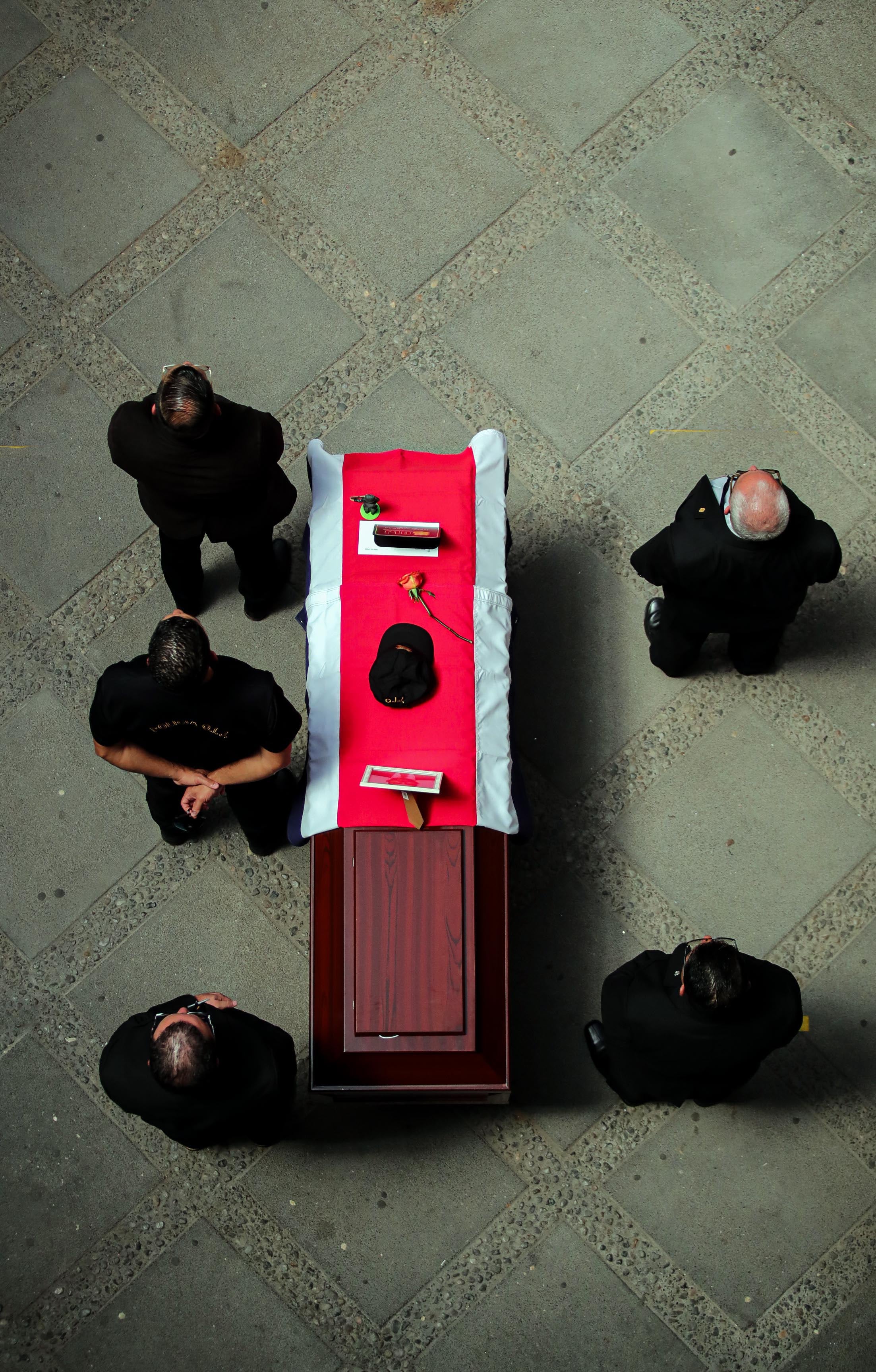 Funeral del oficial del OIJ