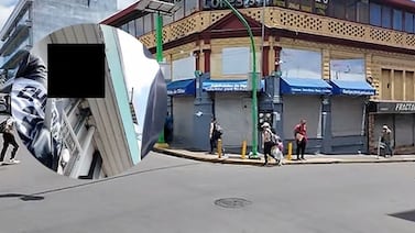 Influencer grababa antigua casa lujosa y terminó huyendo de la cruda actualidad de San José: vea el tenso momento