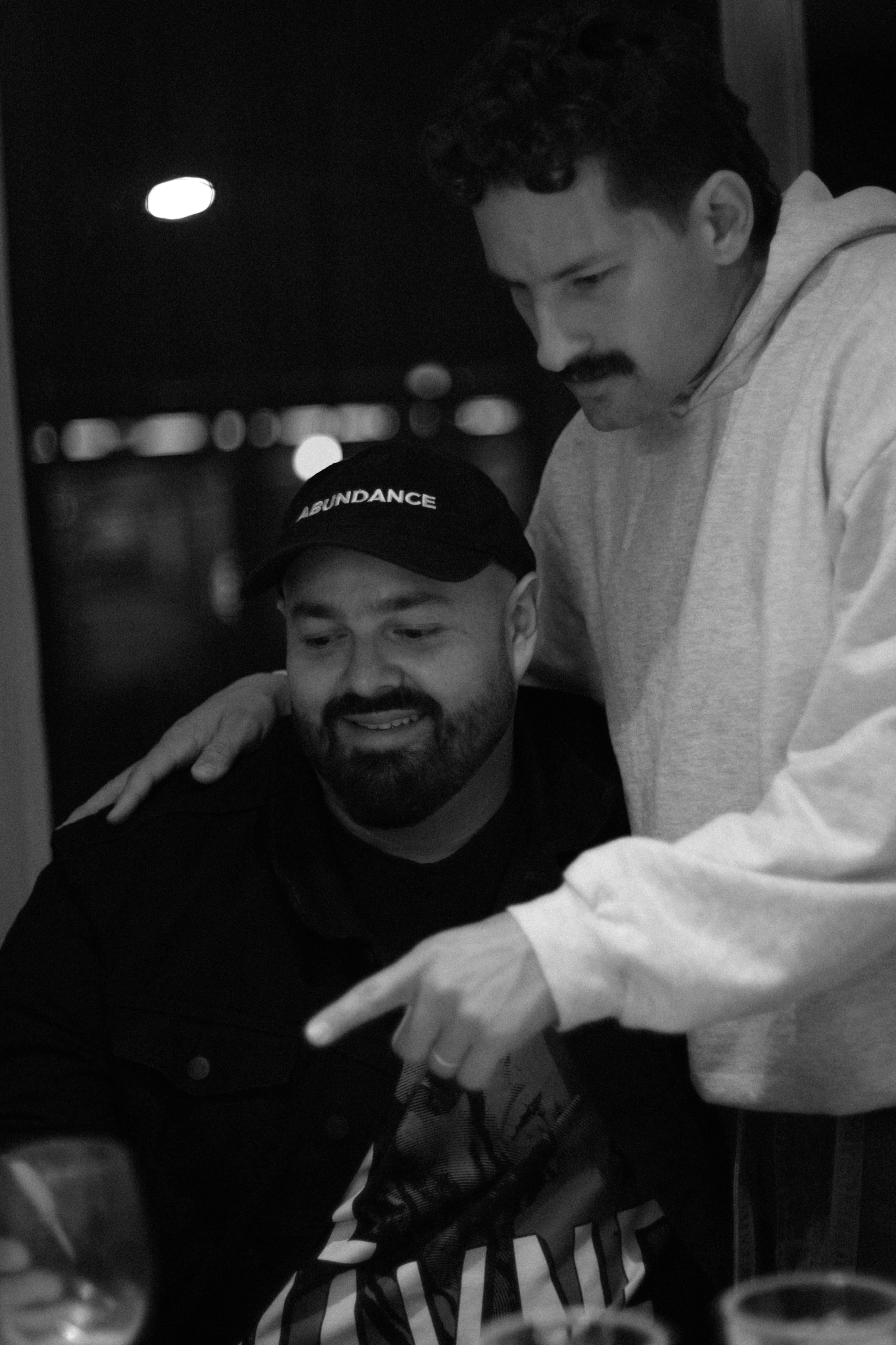 Braulio Segura al lado de Mau Montaner.