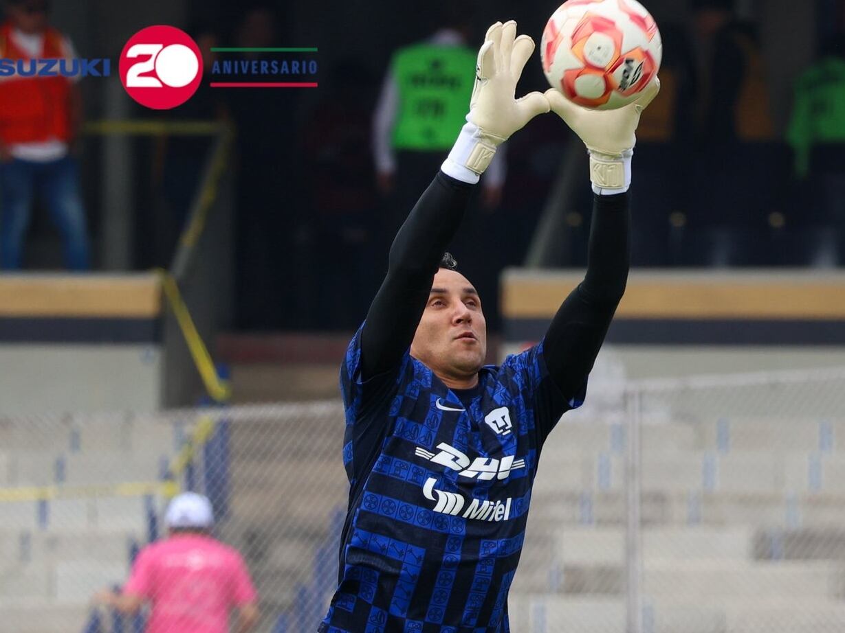 Keylor Navas calentó previo al juego entre Pumas y Tijuana, el tico tuvo un partido tranquilo en la Liga MX.