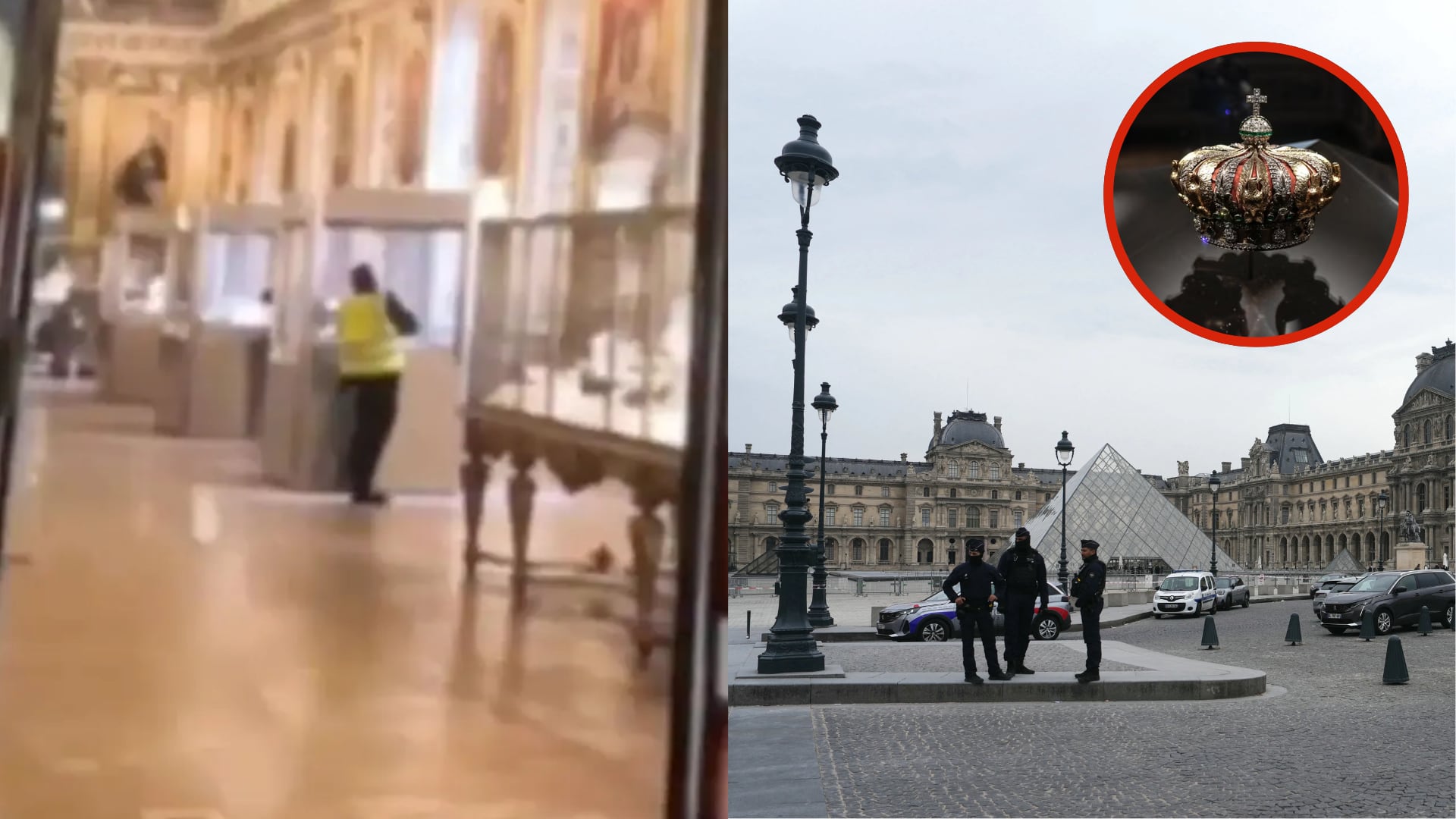 Los asaltantes, disfrazados de empleados, ingresaron a plena luz del día por una ventana lateral del museo y huyeron en motocicleta