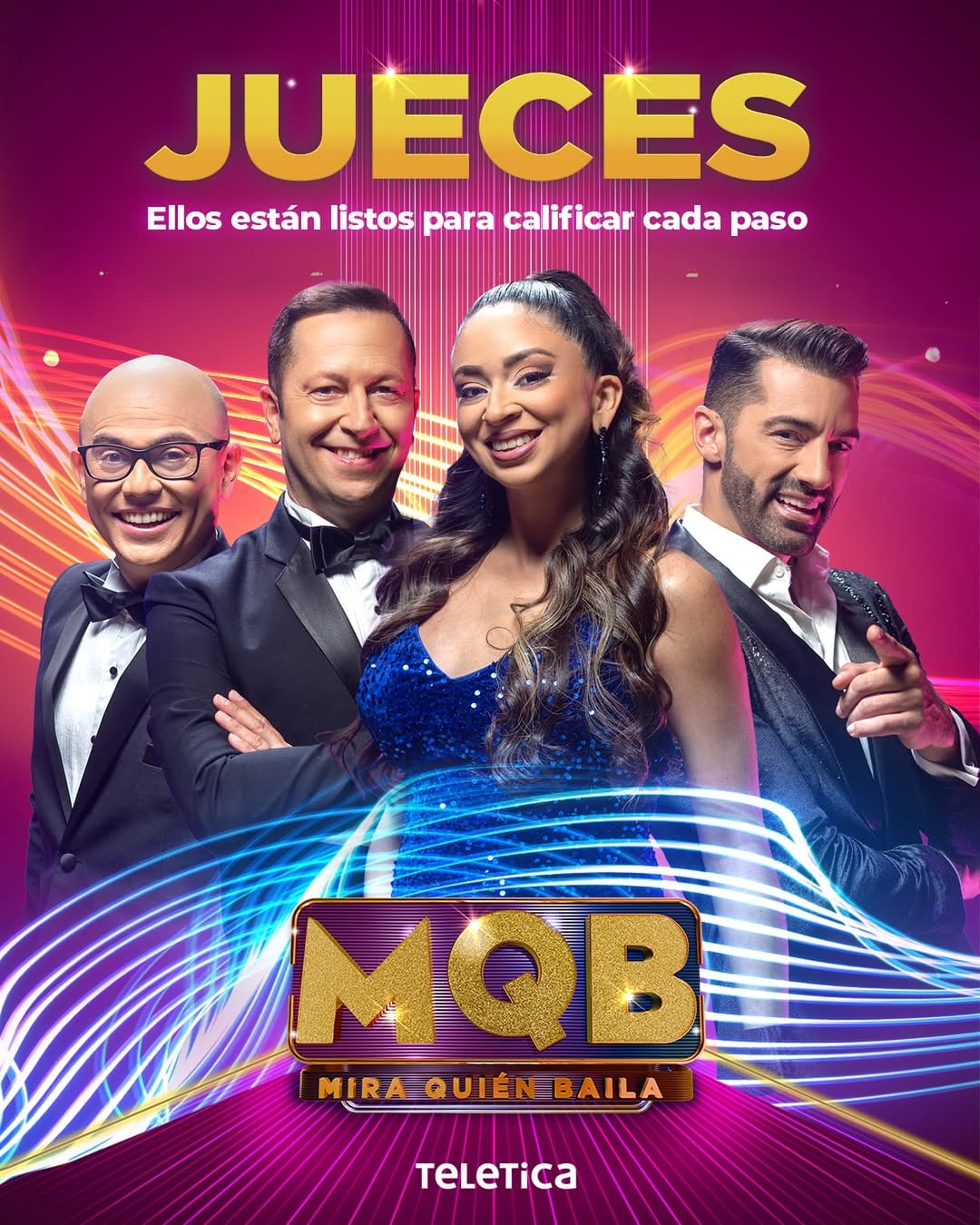 Mauricio Astorga, Isaac Rovira, Isabel Guzmán y Toni Costa son el panel de jurado de 'Mira quién baila'.