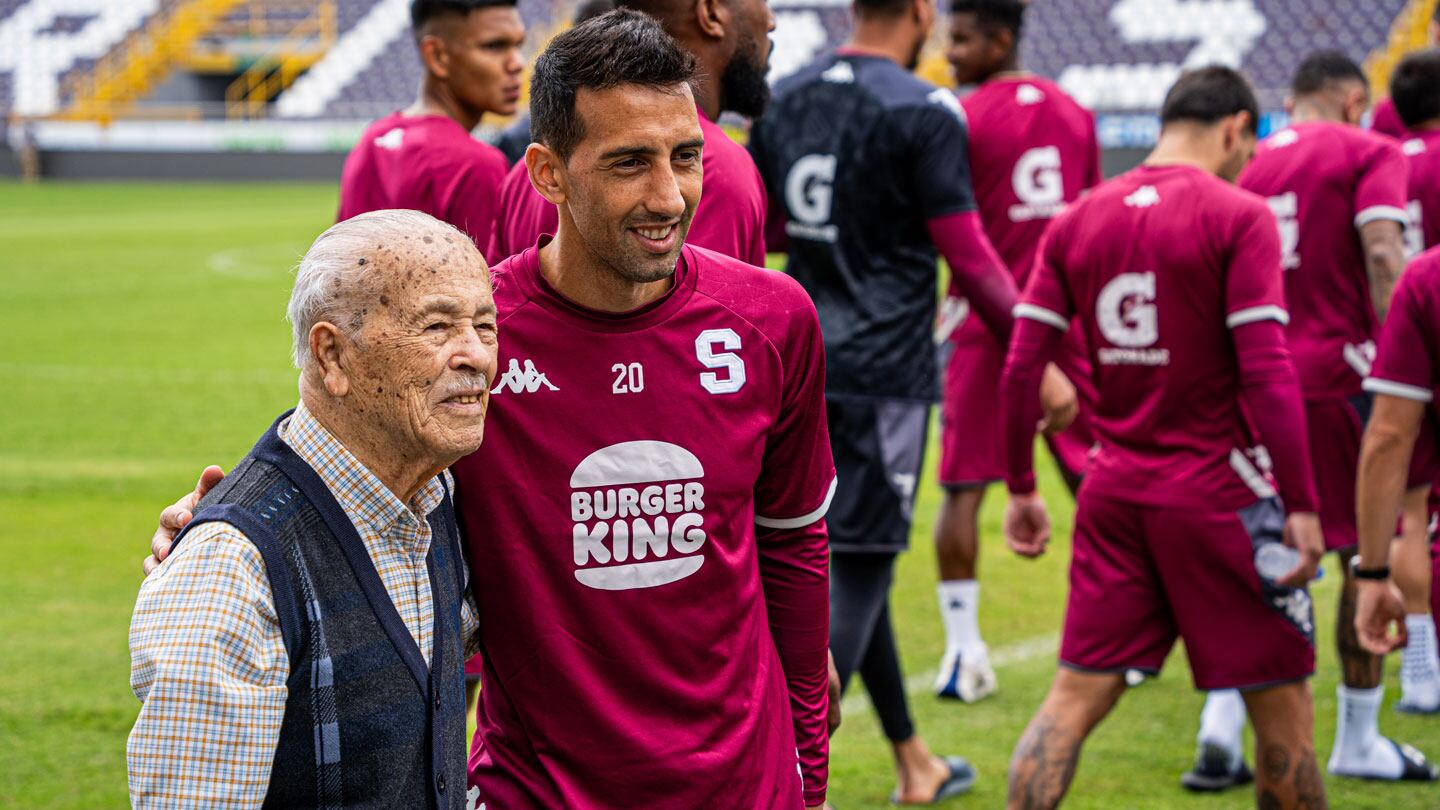 Francisco Rojas con Mariano Torres