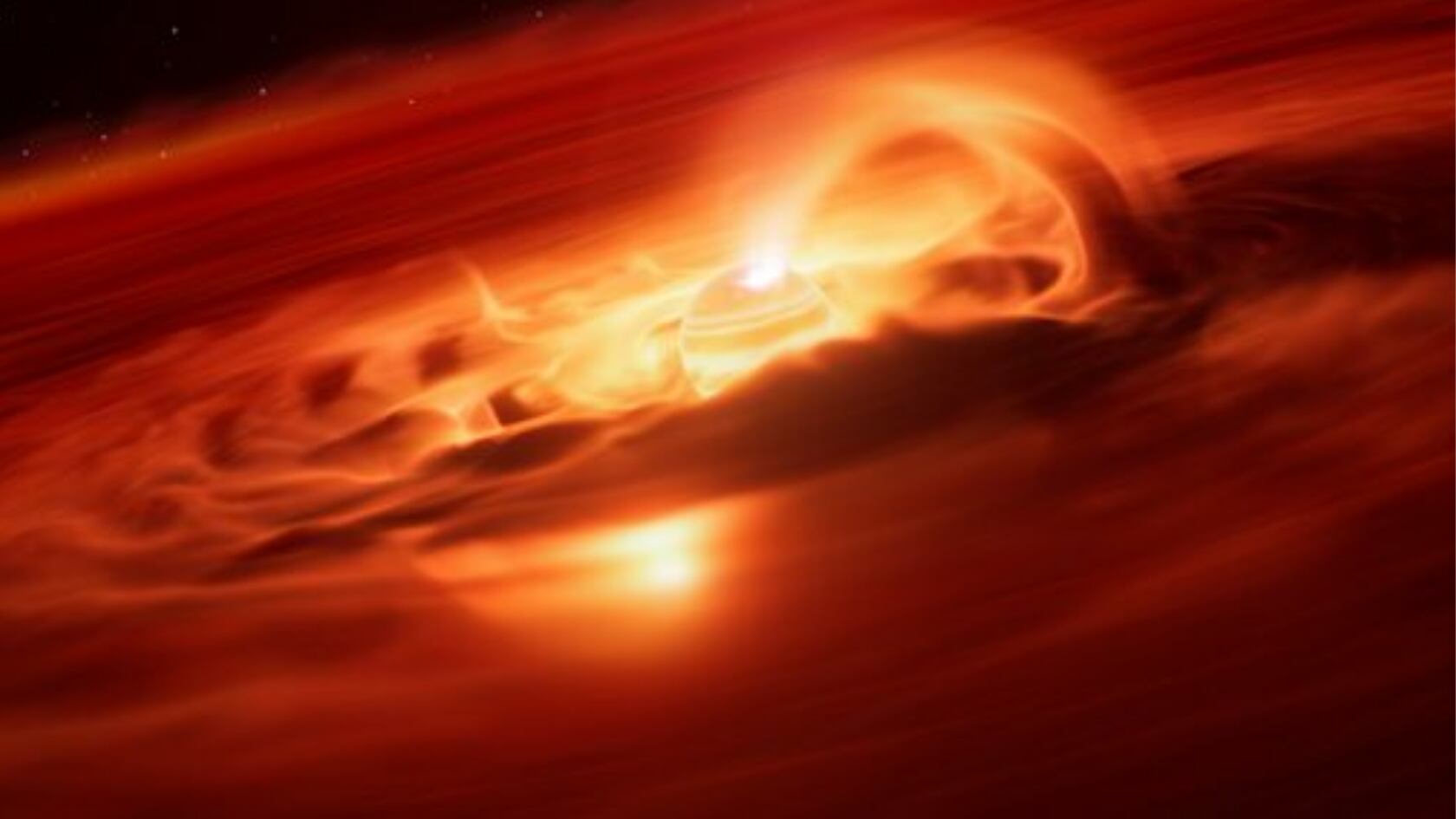 Planeta sin estrella absorbe materia como una estrella joven y podría cambiar lo que sabemos sobre el origen de los planetas.