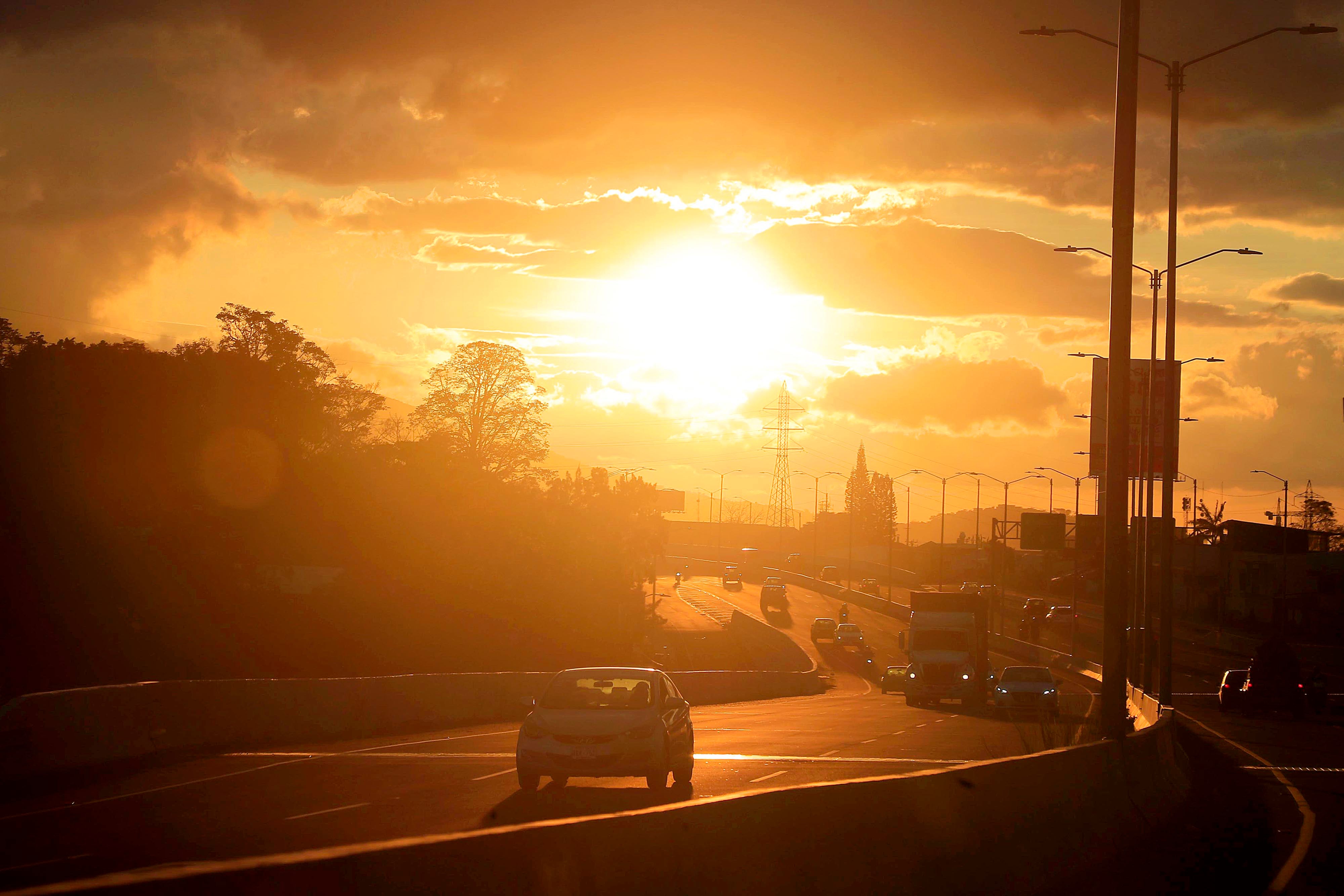Imagen muestra el calor en Costa Rica.