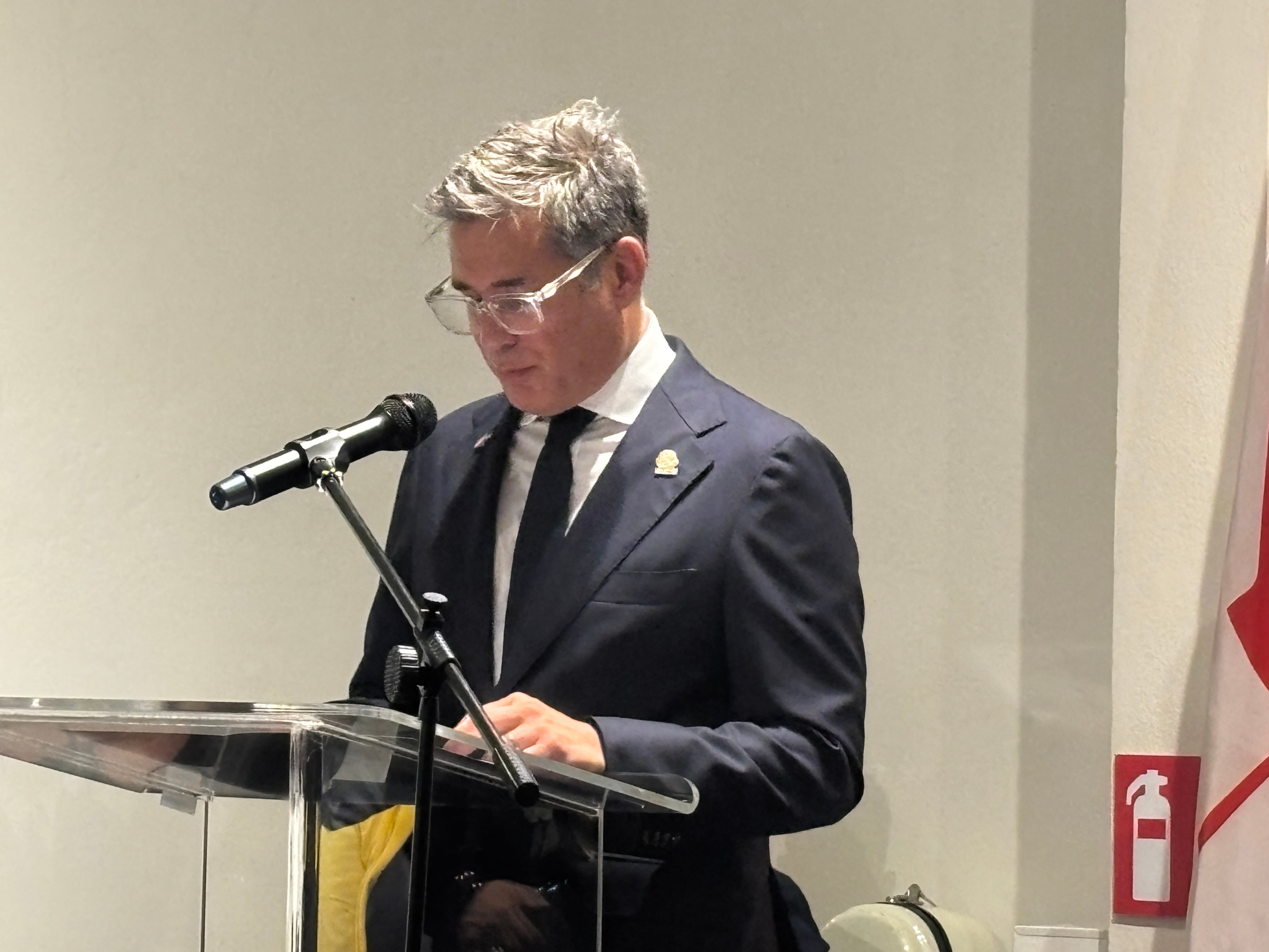 Manuel Tovar, canciller de la República, participó en la celebración de los 35 años de independencia de Ucrania.