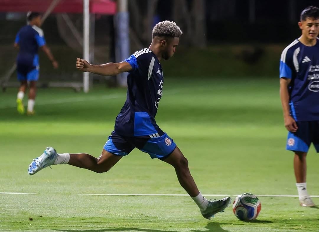 Kenyel Michel habló sobre Bryan Ruiz tras la victoria de la Selección de Costa en Liga de Naciones. En la foto, Michel durante un entrenamiento con la selección previo al partido frente a Curazao en la jornada 1.