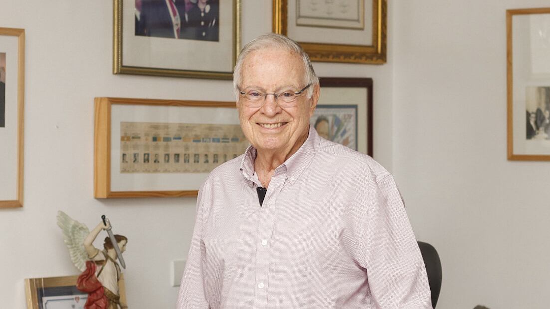 27/07/2024. Conferencia de prensa con el expresidente Miguel Ángel Rodríguez sobre el impedimento de entrar a Venezuela a observar elecciones. Calle Acanacua, San Rafael, Escazú.