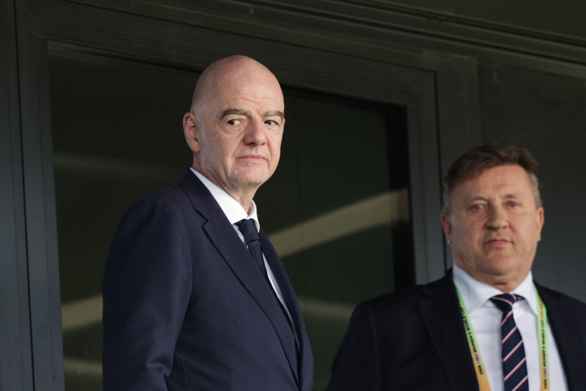 El presidente de la FIFA, Gianni Infantino, aquí en la inauguración de la Copa del Mundo Femenina Sub-20 en Katowice, Poland, este sábado 5 de setiembre.