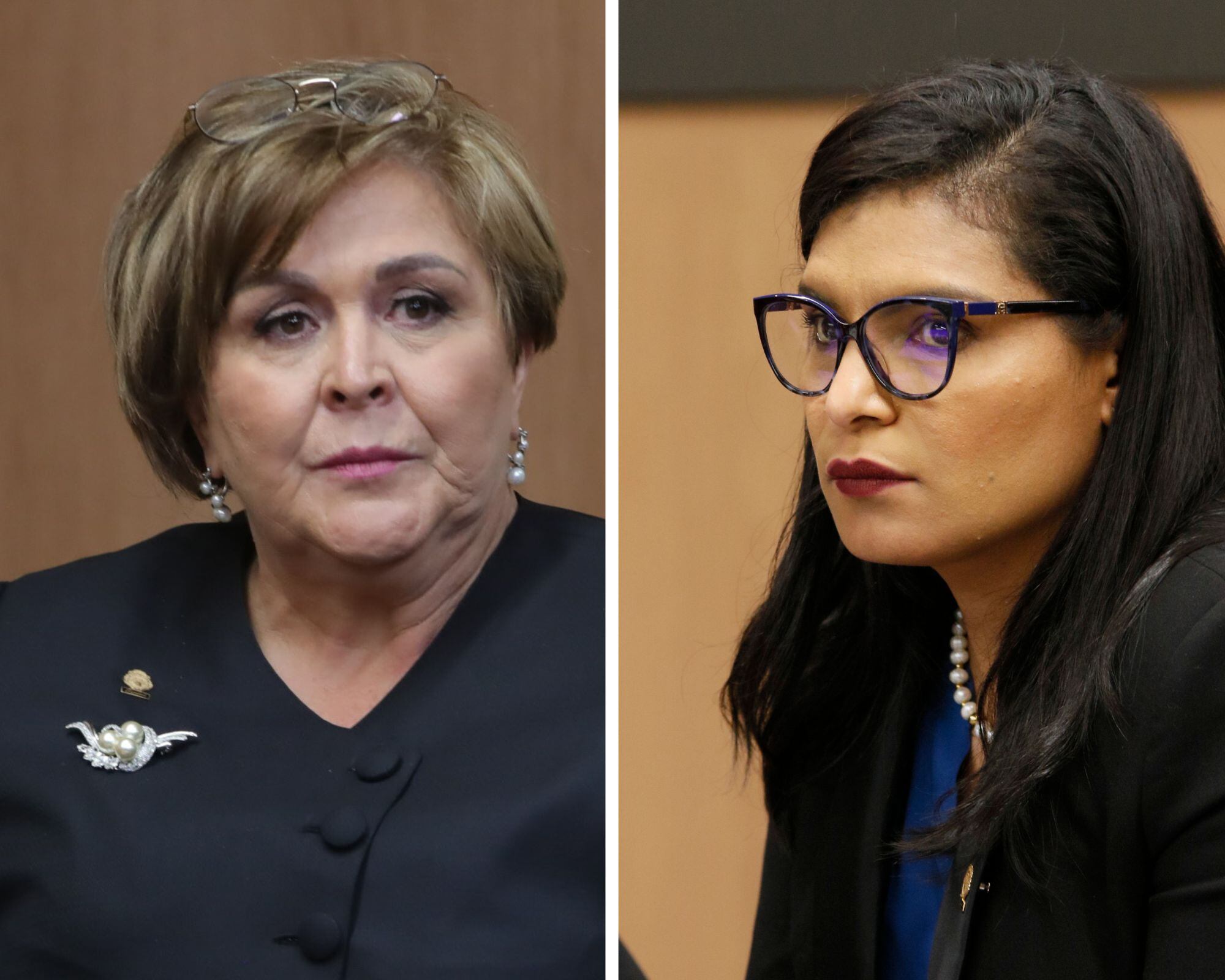 El choque inicial se dio entre Rosaura Méndez, del PLN, y Johana Obando, del PLP. Foto: Archivo.