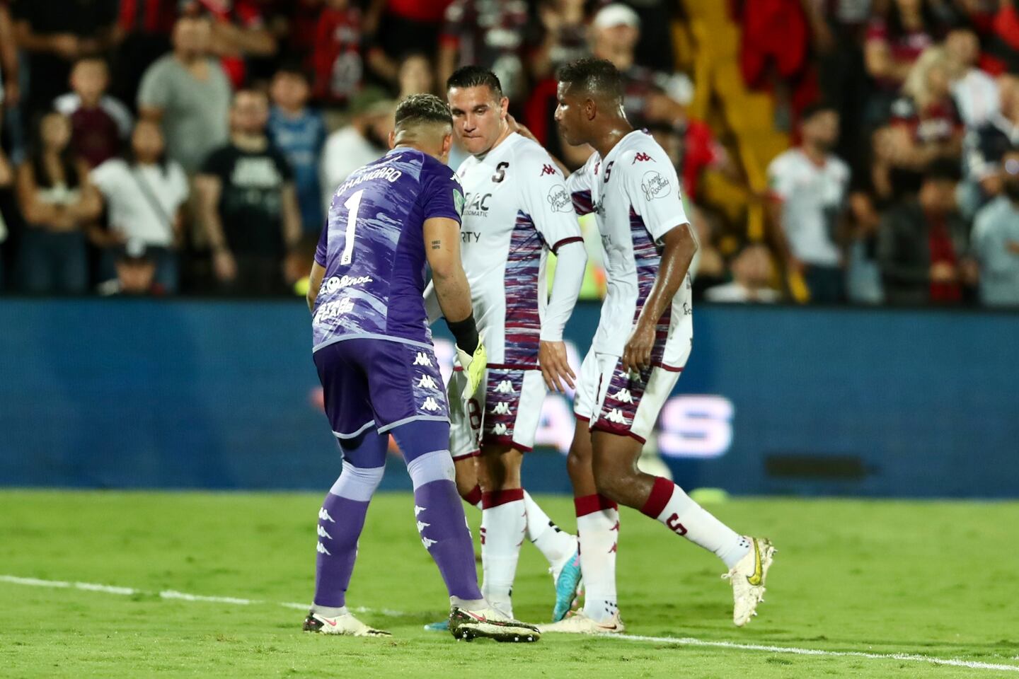 18/05/2023, Alajuela, Estadio Alejandro Morera Soto, partido de ida de la final de la segunda fase del torneo de clausura 2023, entre la Liga Deportiva Alajuelense y el Deportivo Saprissa.