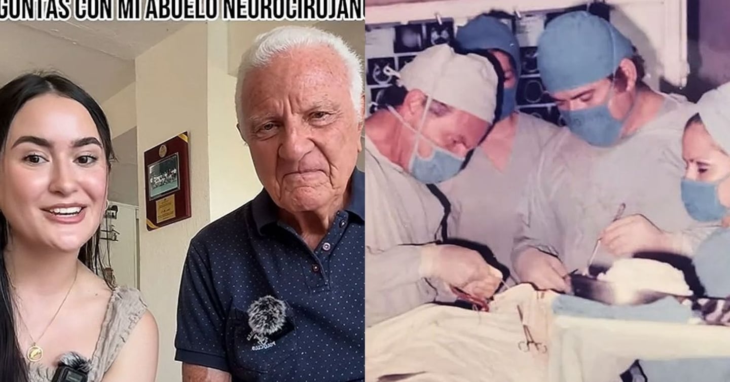 Médico que hizo historia en Costa Rica reapareció a los 94 años con su nieta en TikTok y se viralizó (video)