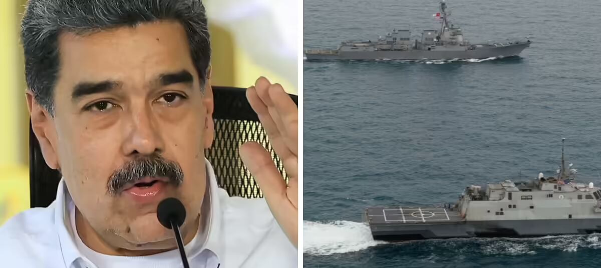 EE. UU. duplicó la presión sobre Venezuela con el despliegue de navíos militares en el Caribe. Fotografía: