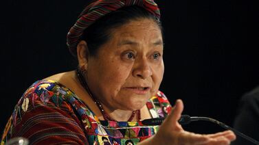 Rigoberta Menchú: 20 años después de la paz, racismo y pobreza persisten en Guatemala