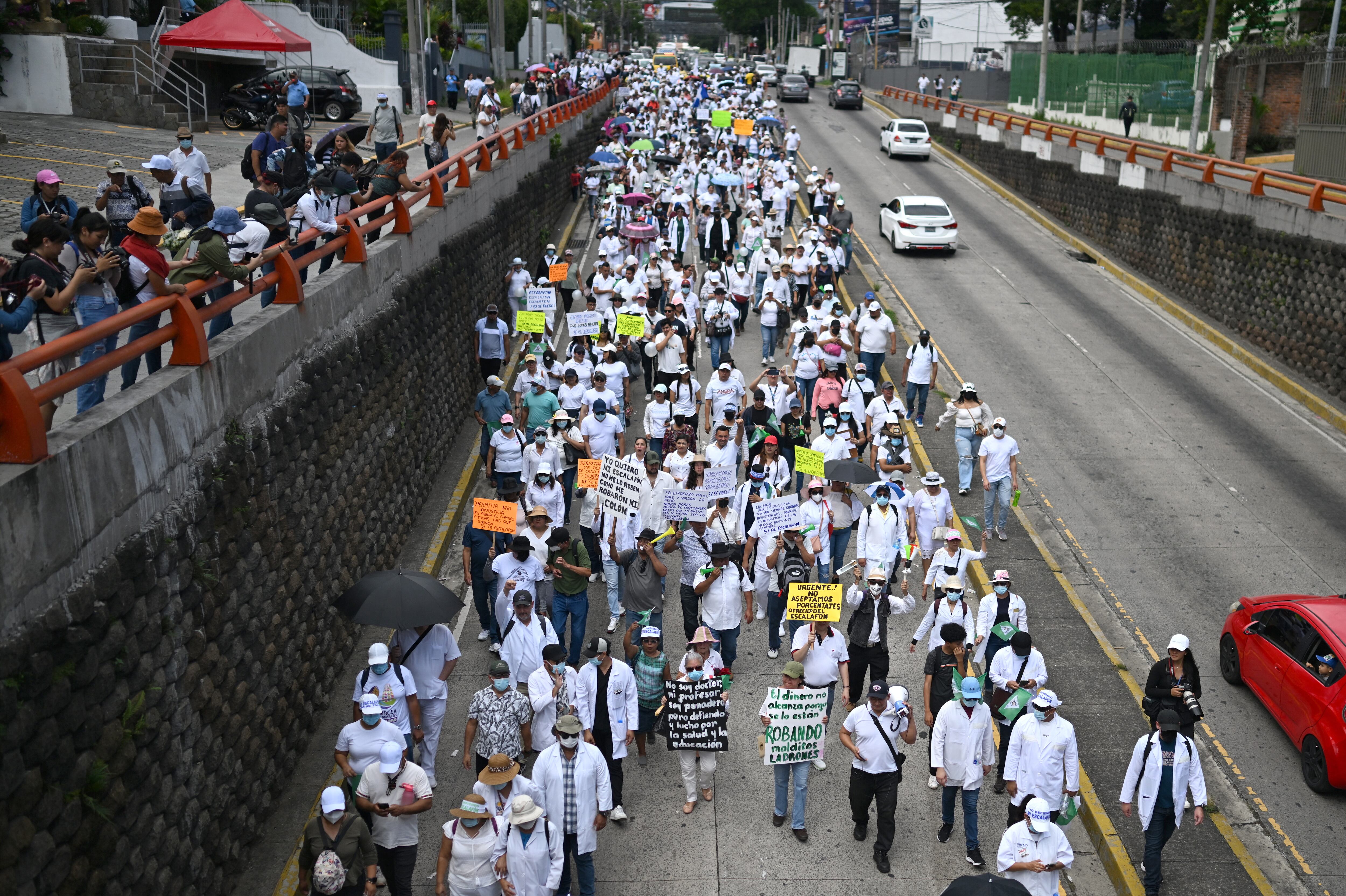 Marchas en el Salvador