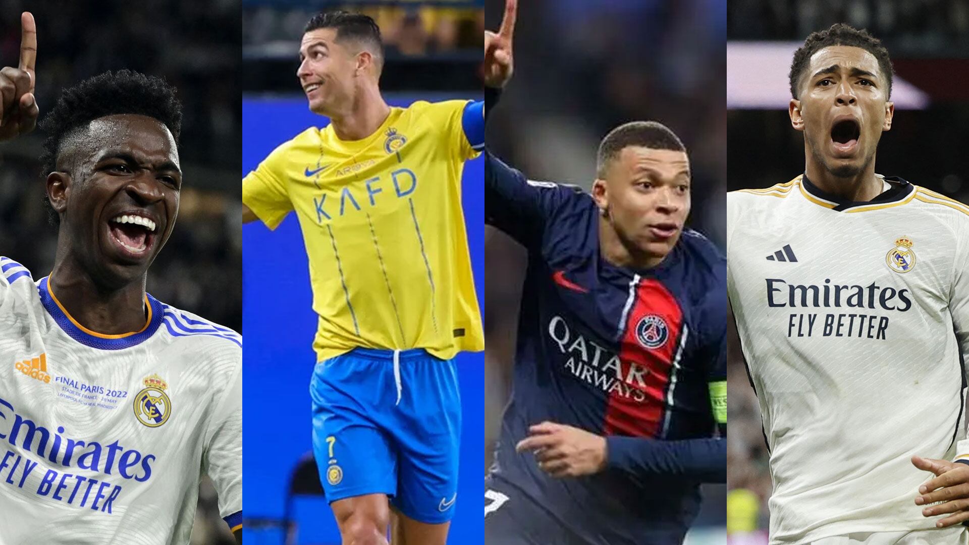 Cristiano Ronaldo y Messi no están en la lista, pero aparecen cuatro jugadores del Real Madrid.