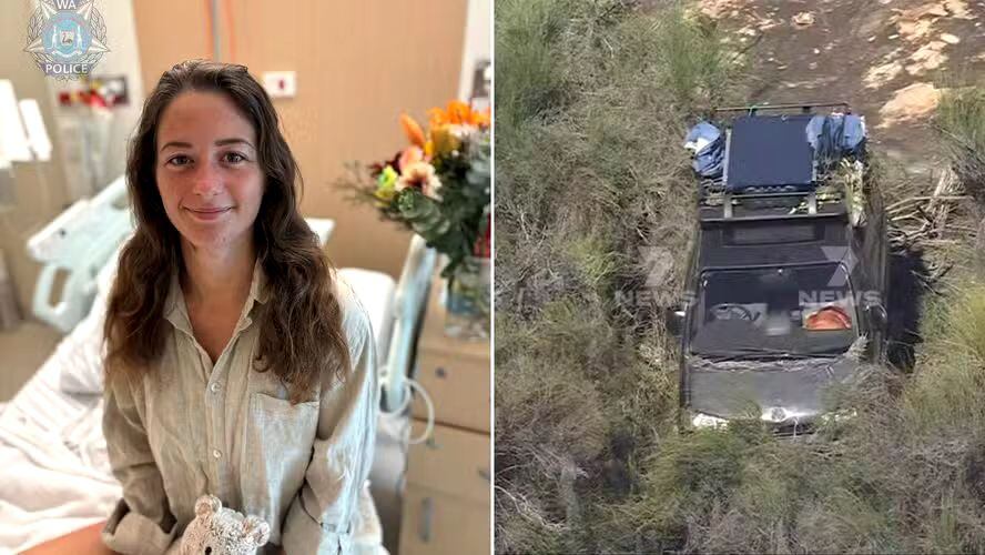 Wilga, de 26 años, perdió 12 kilos y sufrió deshidratación tras extraviarse en un desierto australiano por casi dos semanas