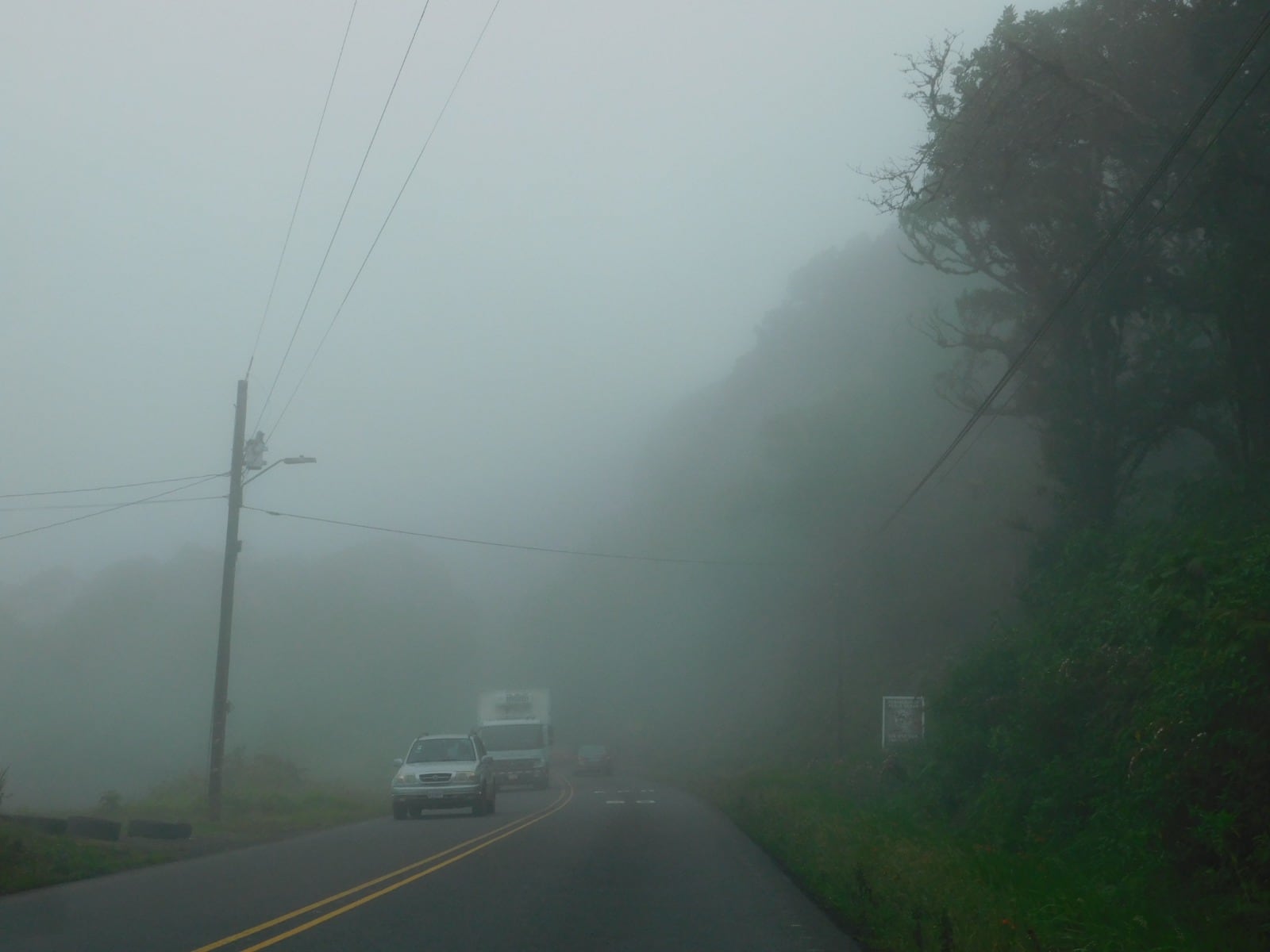El MOPT anunció un cierre preventivo en el Cerro de la Muerte.