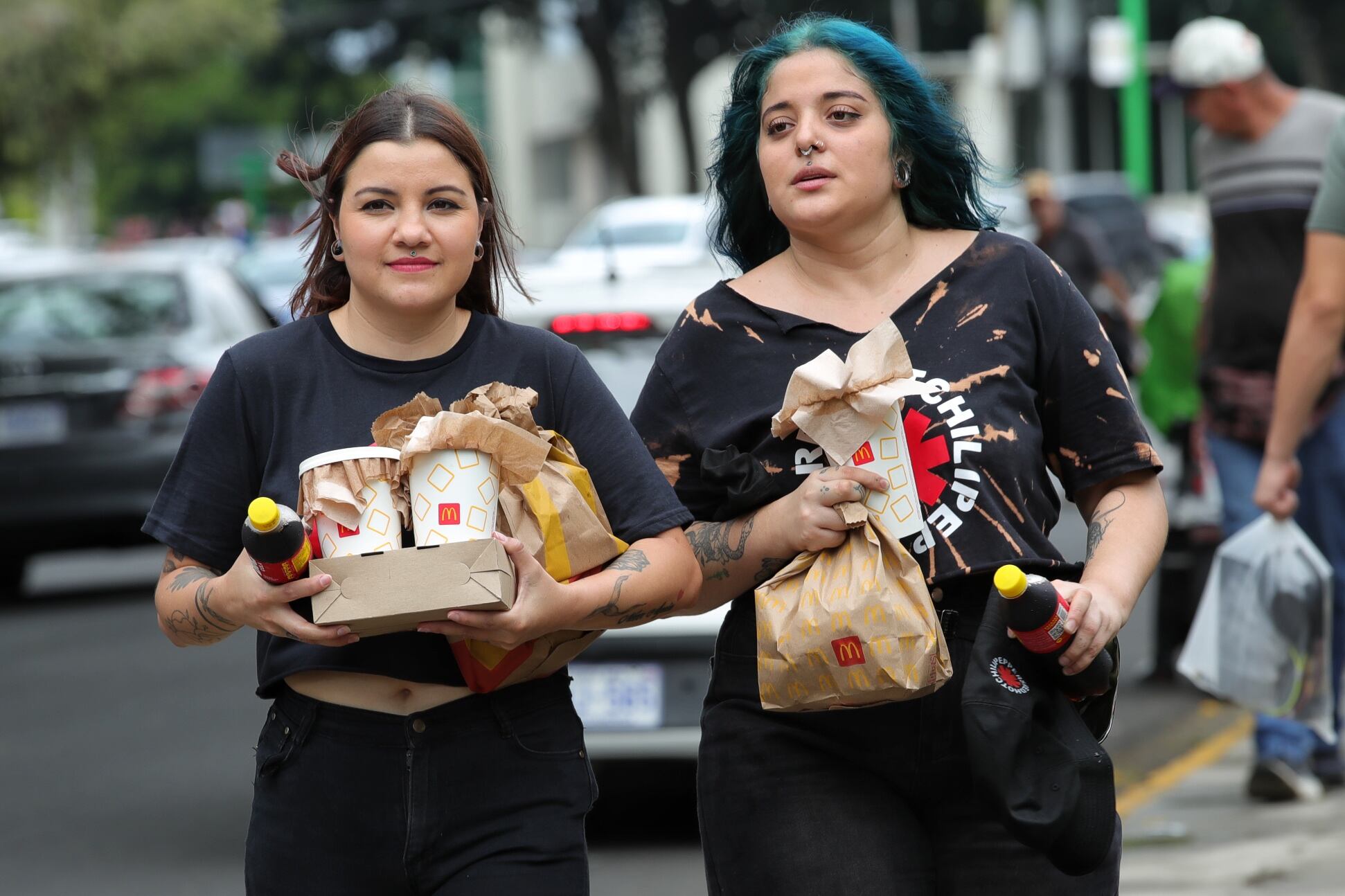 31/10/2023/ Recorrido mañanero previo al concierto de Red Hot Chili Peppers en el estadio Nacional / foto John Durán