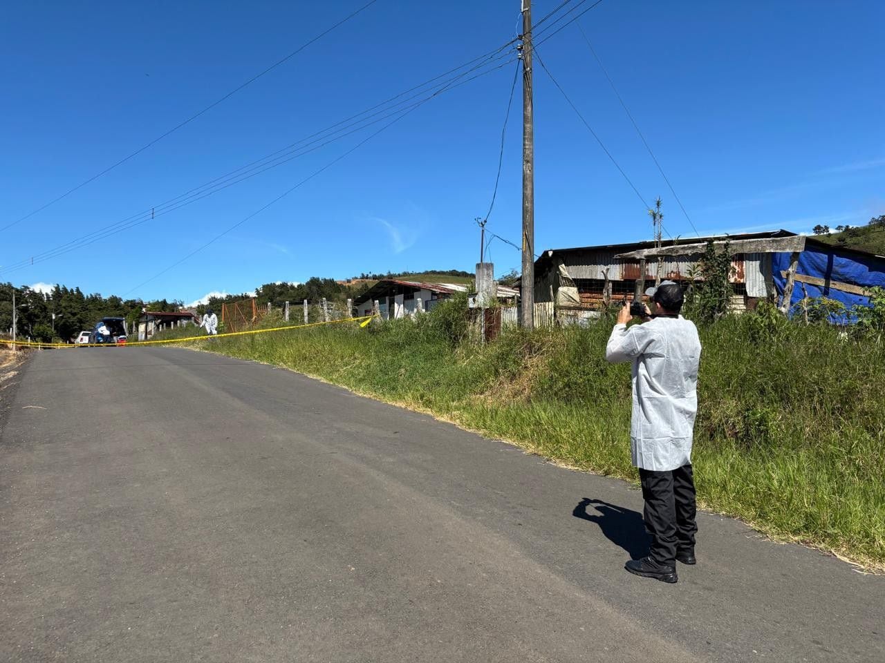 El OIJ de San Ramón ejecutó varias pruebas científicas con el fin de resolver el homicidio de un finquero en San Ramón de Alajuela.