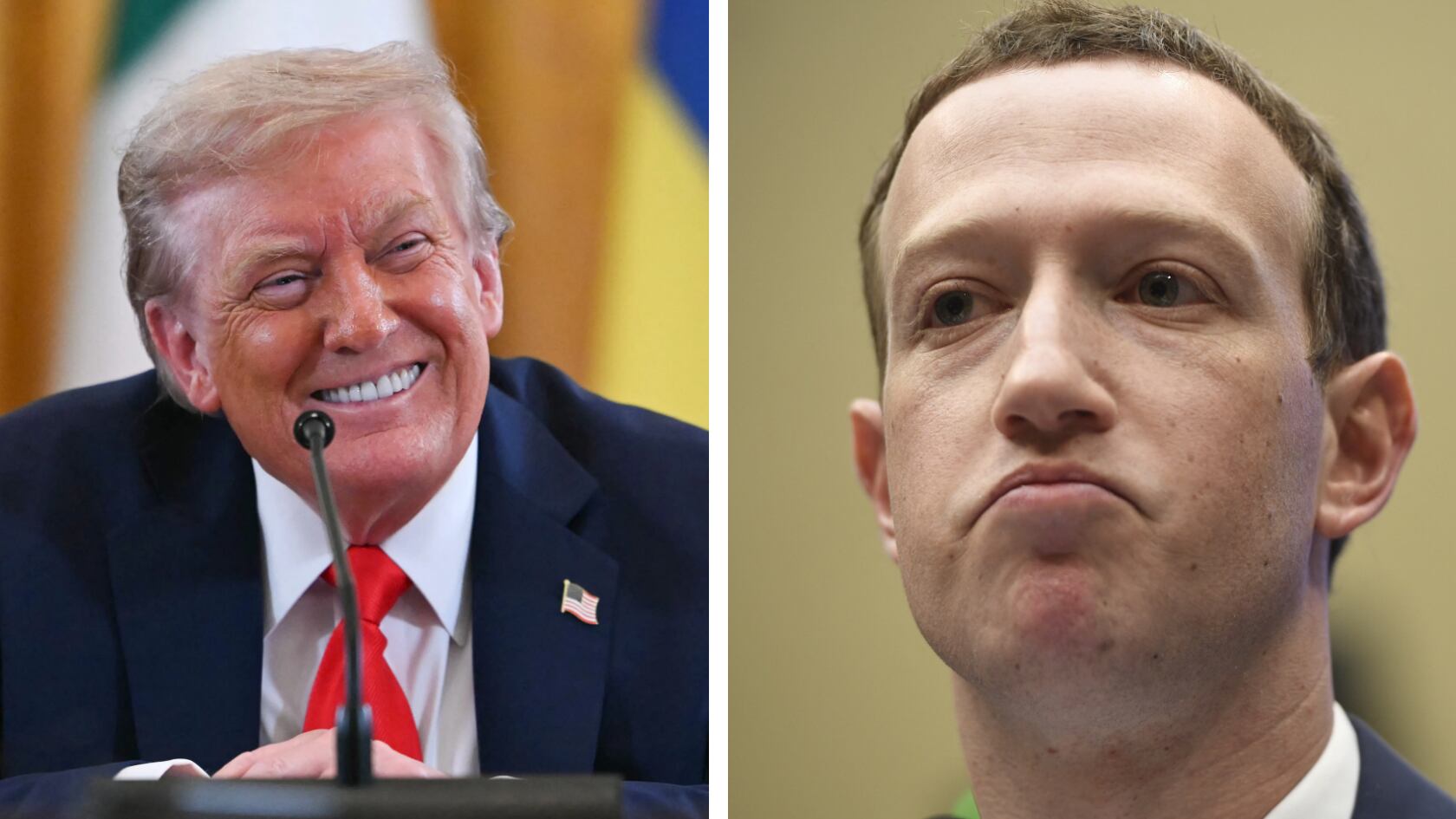 Zuckerberg improvisó ante Trump durante cena en la Casa Blanca y una frase captada por un micrófono desató reacciones en redes sociales.