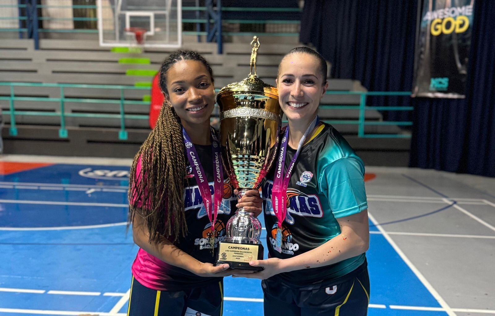 Jeirlanie Paniagua y Gabriela Alvarado han ganado cuatro títulos juntas en el baloncesto nacional.
