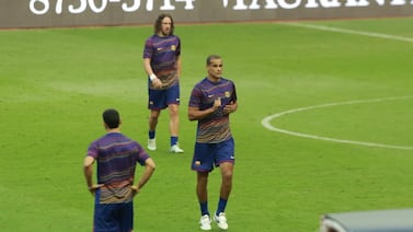 Clásico de Leyendas Real Madrid vs. Barcelona: Ronaldinho, Iker Puyol y Pepe ya están jugando