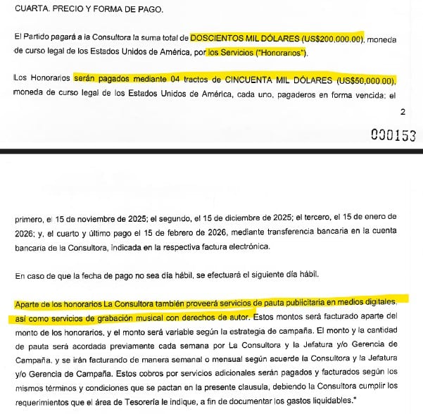 Contrato Pueblo Soberano y Los Compitas Films