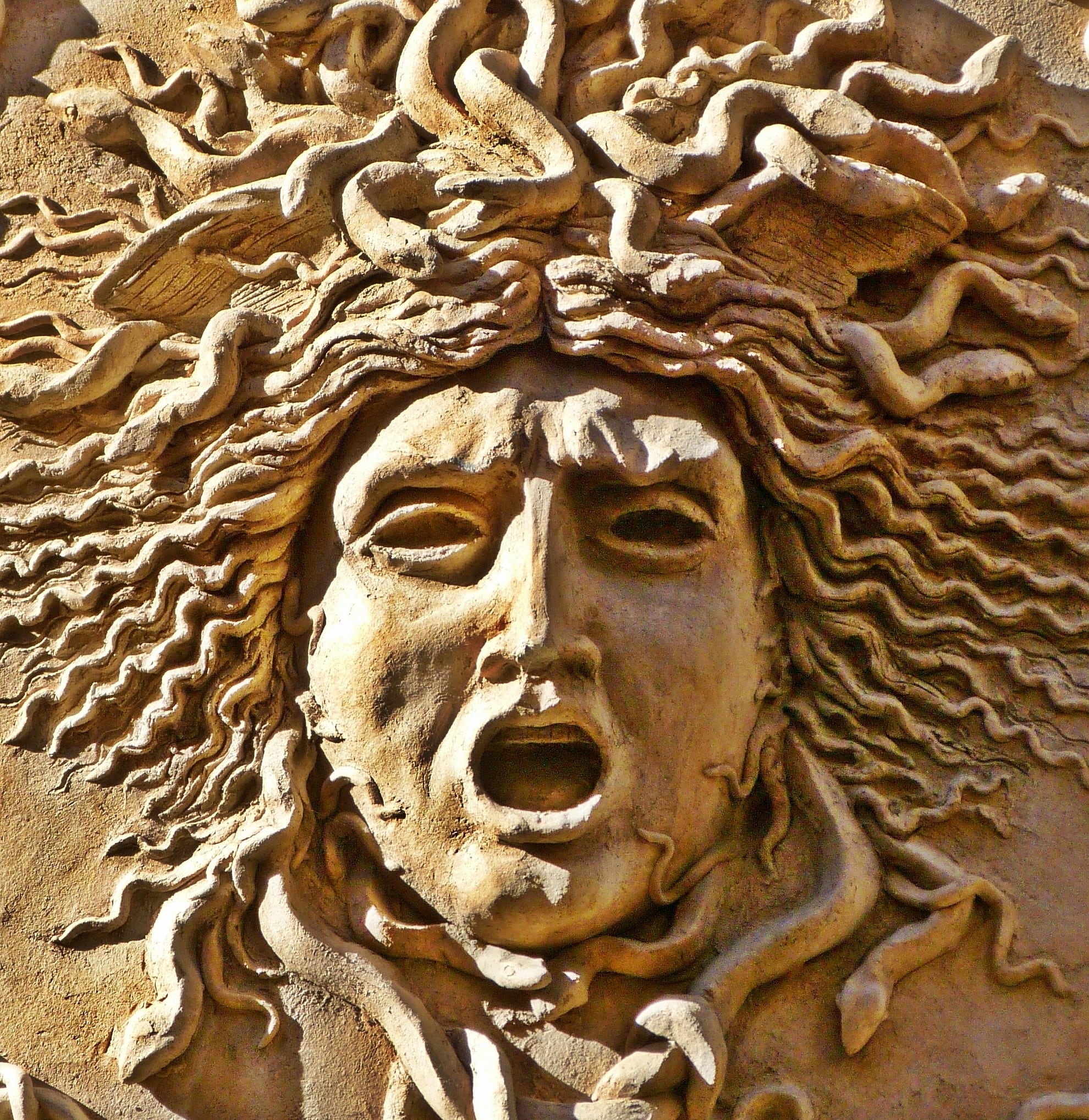 Medusa, serpientes