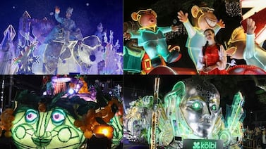 Vea las carrozas del Festival de la Luz 2025 y cuál fue la ganadora (arrasó con los premios)