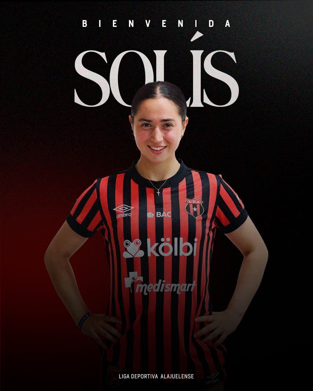 Miranda Solís es el nuevo refuerzo de Alajuelense para su equipo femenino.
