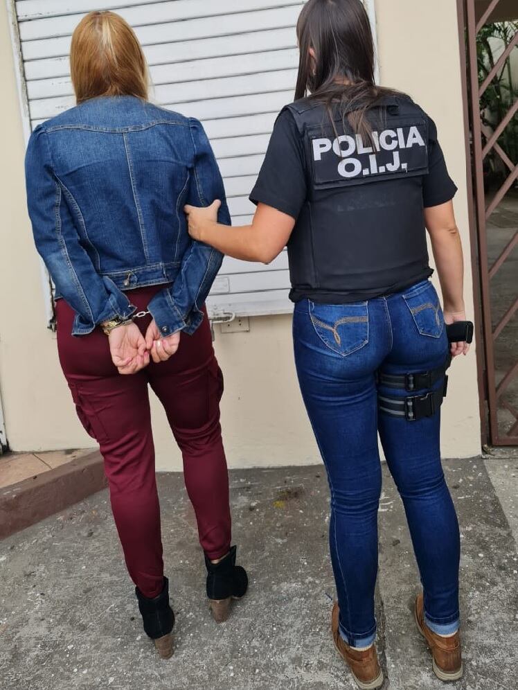 Desde el año pasado el OIJ le seguía la pista a la extranjera en Guadalupe. Foto: Cortesía OIJ.