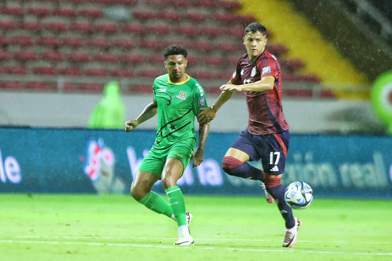 22/05/2024/ Juego entre la selección de Costa Rica vs San Cristóbal y Nieves en el estadio Nacional de Costa Rica por la primera fecha de la eliminatoria al mundial 2026 USA, Canadá y México / Foto John Durán