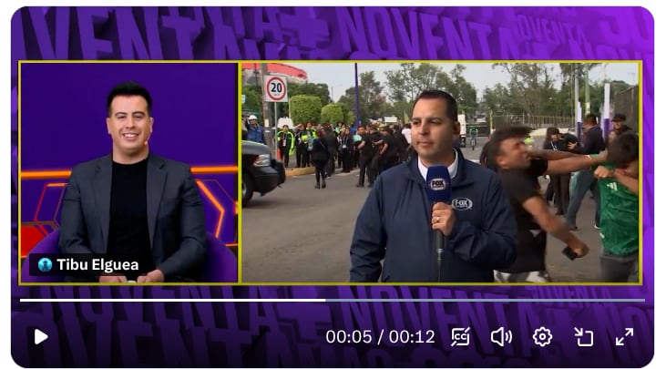 Dos aficionados se dan de golpes en vivo en media transmisión del Mundial 2026: vea el insólito momento