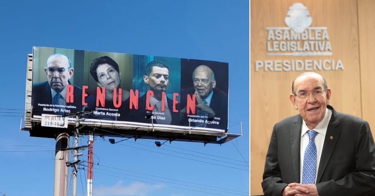 Rodrigo Arias, presidente legislativo, estuvo a punto de renunciar al cargo y a su curul, pero una campaña inesperada lo hizo cambiar de decisión.