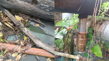 Derrame de diésel por toma ilegal contamina ríos y llega al mar en Limón: tome estas precauciones