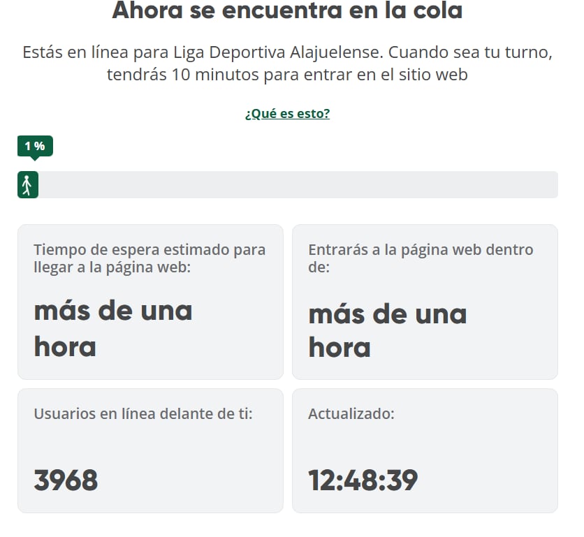 La afición de Liga Deportiva Alajuelense busca entradas y ya están agotadas.