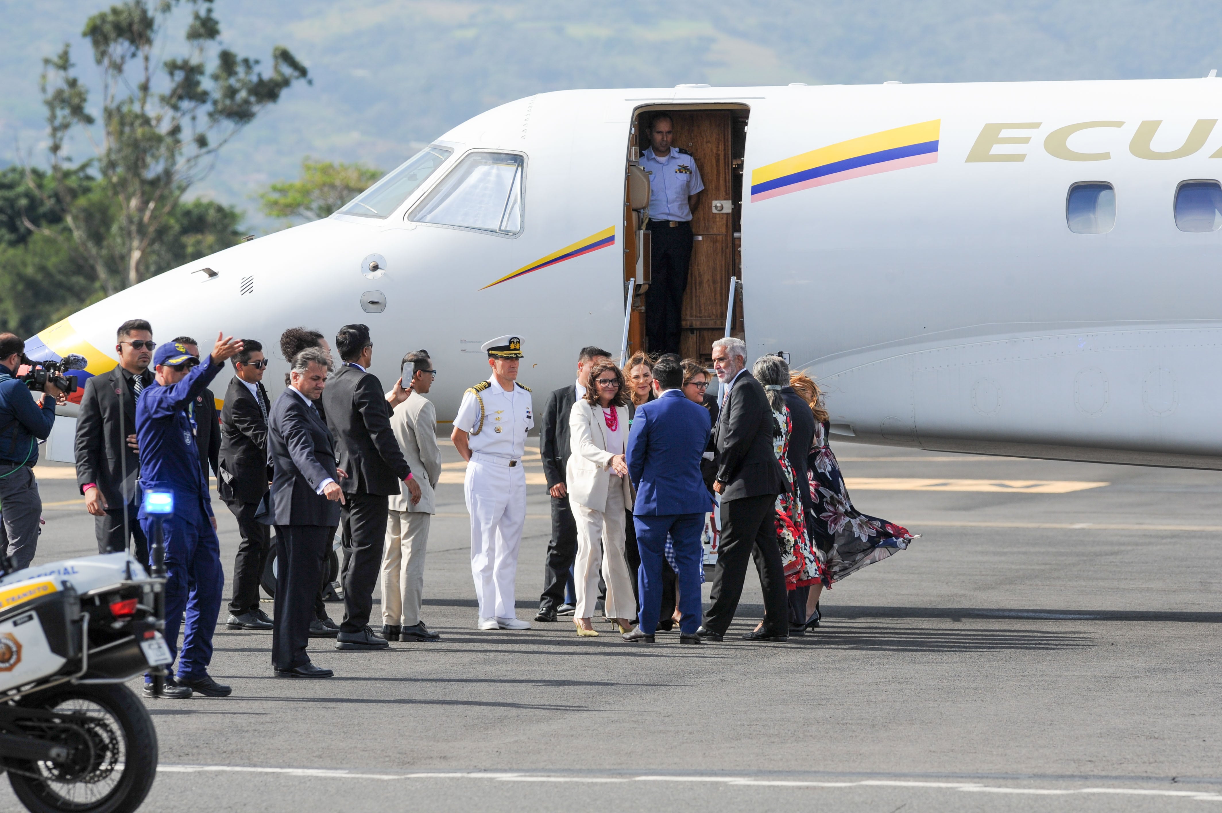 Llegada Ecuador Sra María José Pinto