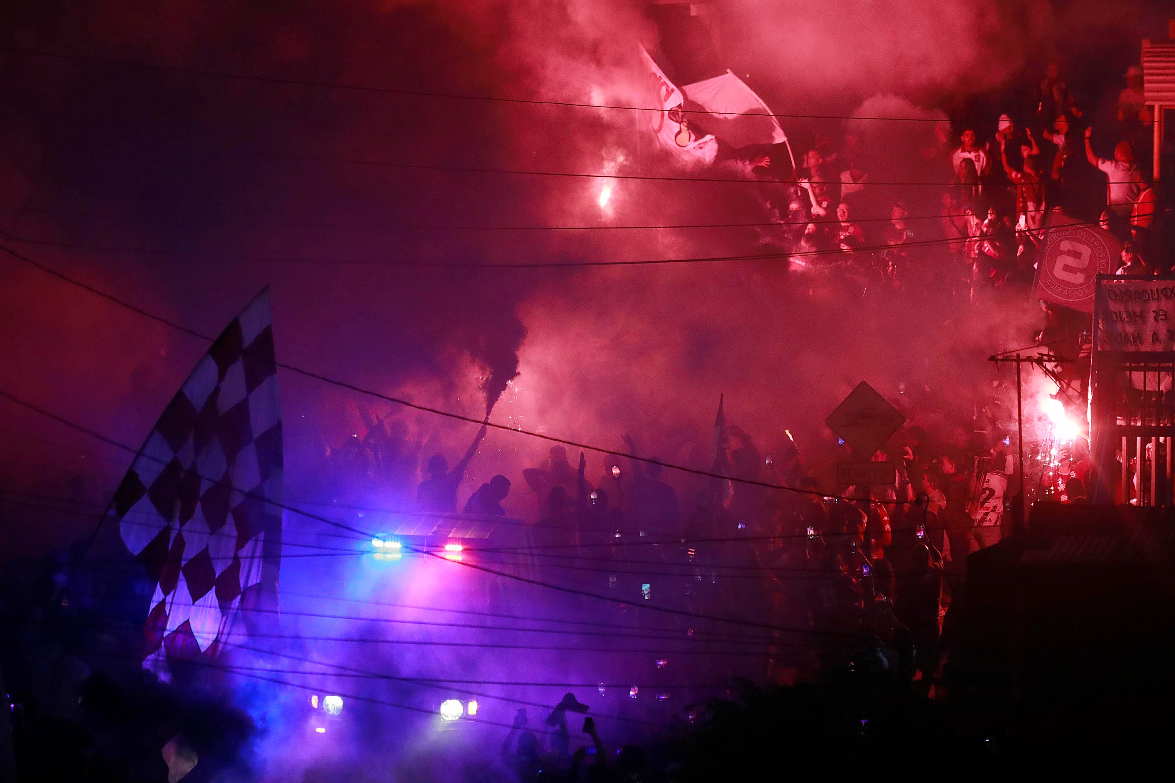 04/11/2023 Estadio Ricardo Saprissa, Tibás. El Deportivo Saprissa recibió a la Liga Deportiva Alajuelense, en una nueva versión del Clásico Nacional en partido de la jornada 18, Torneo de Apertura, Liga Promérica 2023.