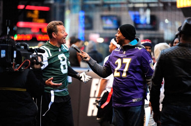 NEW YORK, NY - APRIL 27: Browning Nagle attends Nike Brings Broadway Bowl Football Matchup To The Heart Of Times Square on April 27, 2012 in New York City. Andrew H. Walker/Getty Images for Nike/AFP (Photo by Andrew H. Walker / GETTY IMAGES NORTH AMERICA / Getty Images via AFP)