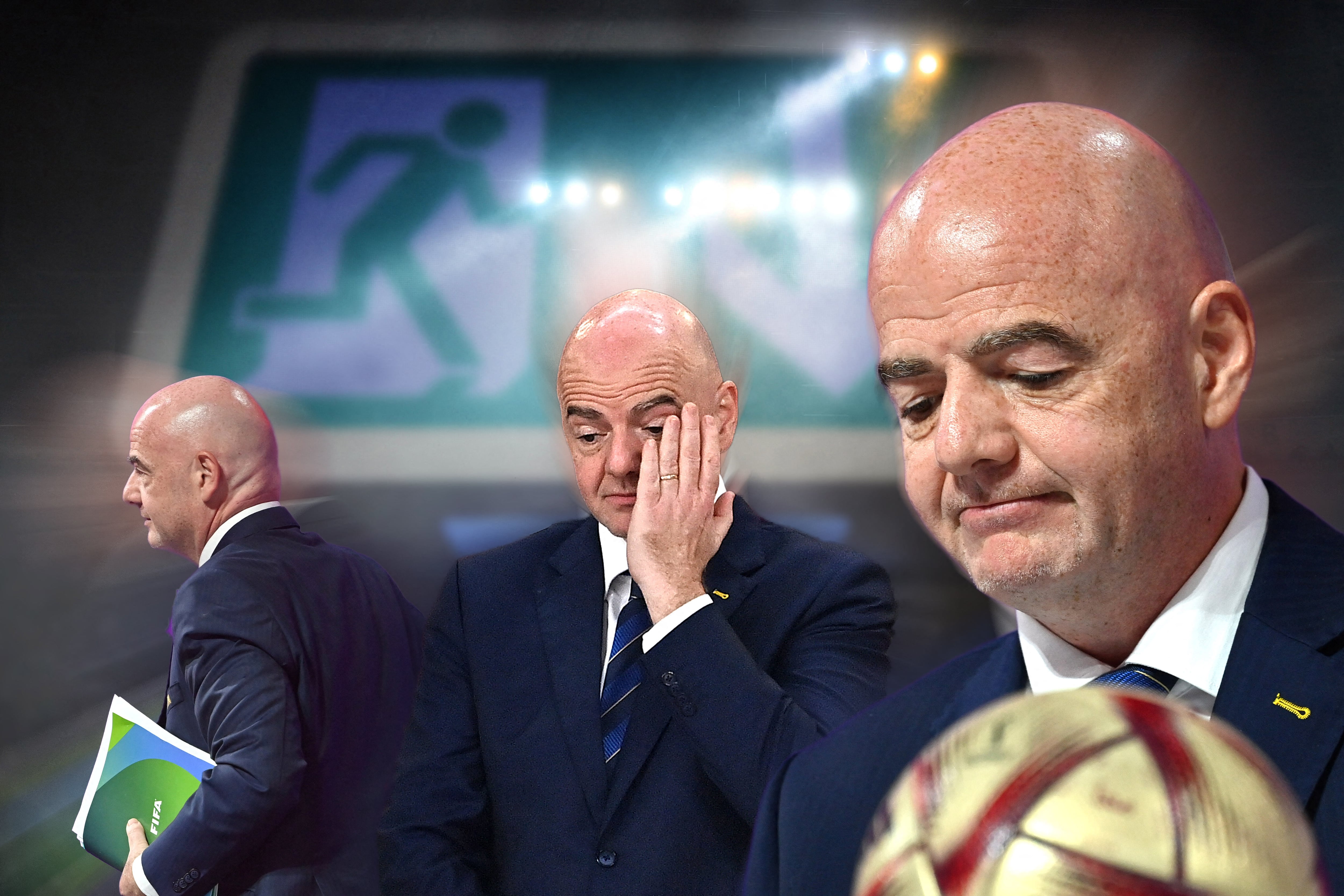 Gianni Infantino se encuentra en el punto más difícil de su gestión al frente de la FIFA, tras el retirado plan para abrir el Mundial a inversión privada.