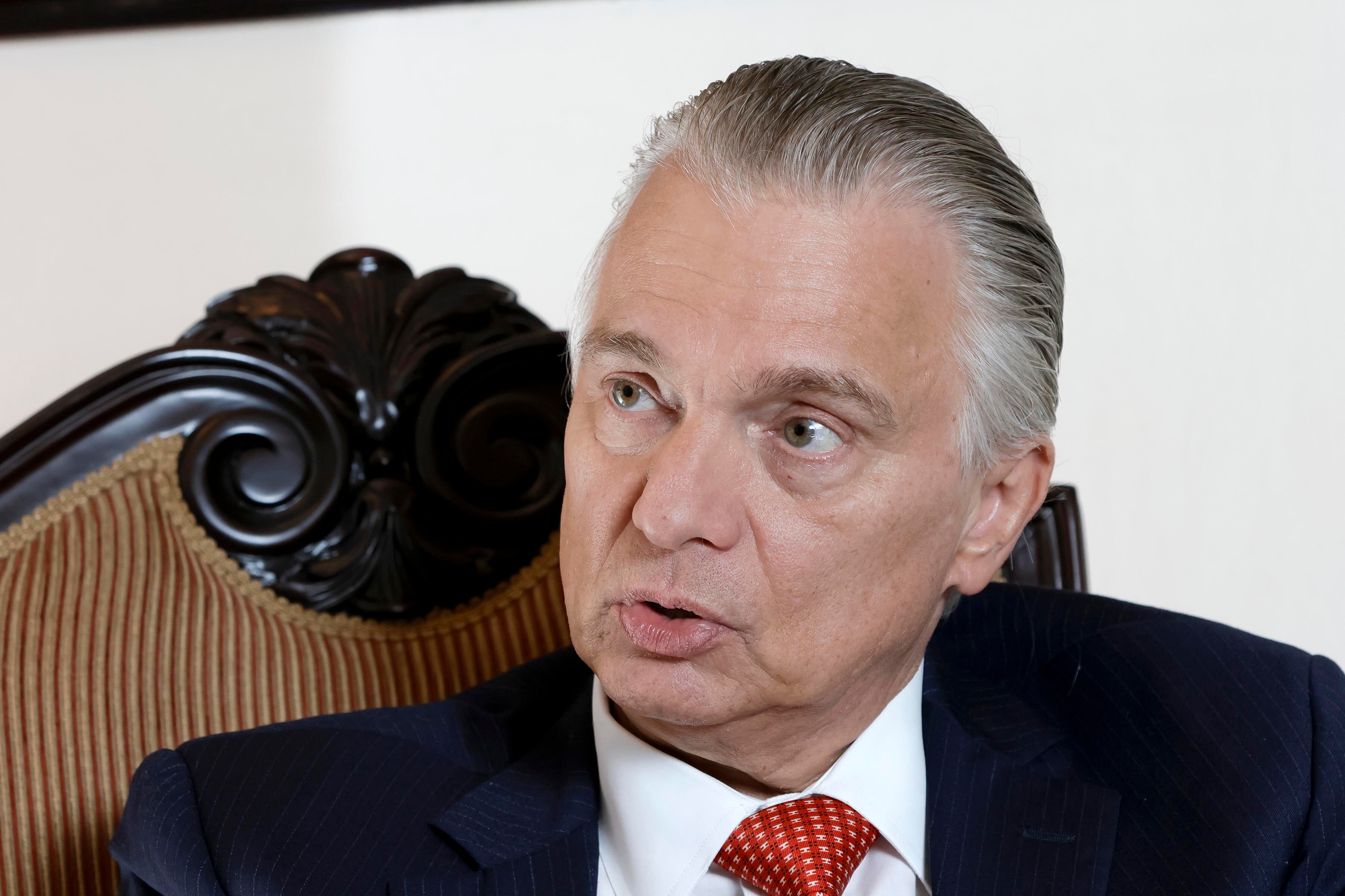 31/06/2024. Cancillería de la República. Hora: 11:00 a.m. Entrevista con el canciller Arnoldo André Tinoco, realizada en el Ministerio de Relaciones Exteriores en San José. Fotos: Mayela López