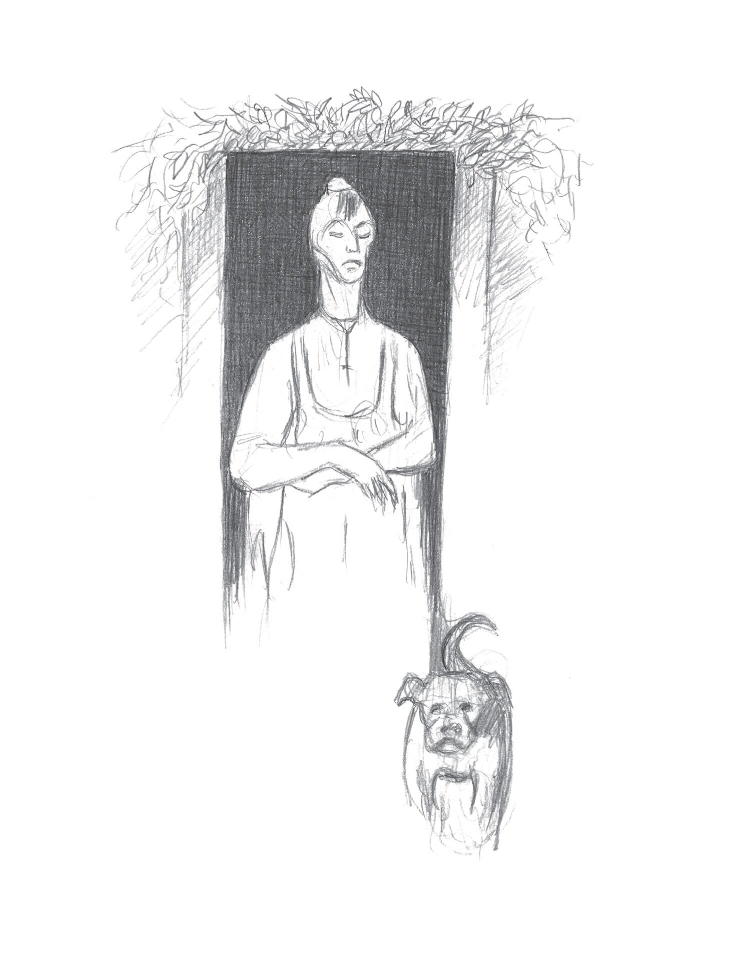 Ilustración del cuento 'Chepa' por Aquiles Jiménez