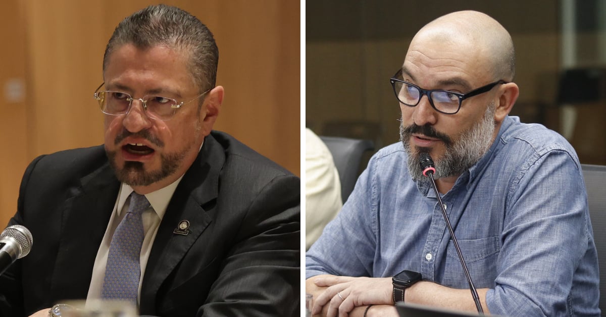 El presidente Rodrigo Chaves compartió con la comisión que analiza el levantamiento de su inmunidad, un mensaje de agradecimiento supuestamente enviado por Christian Bulgarelli.