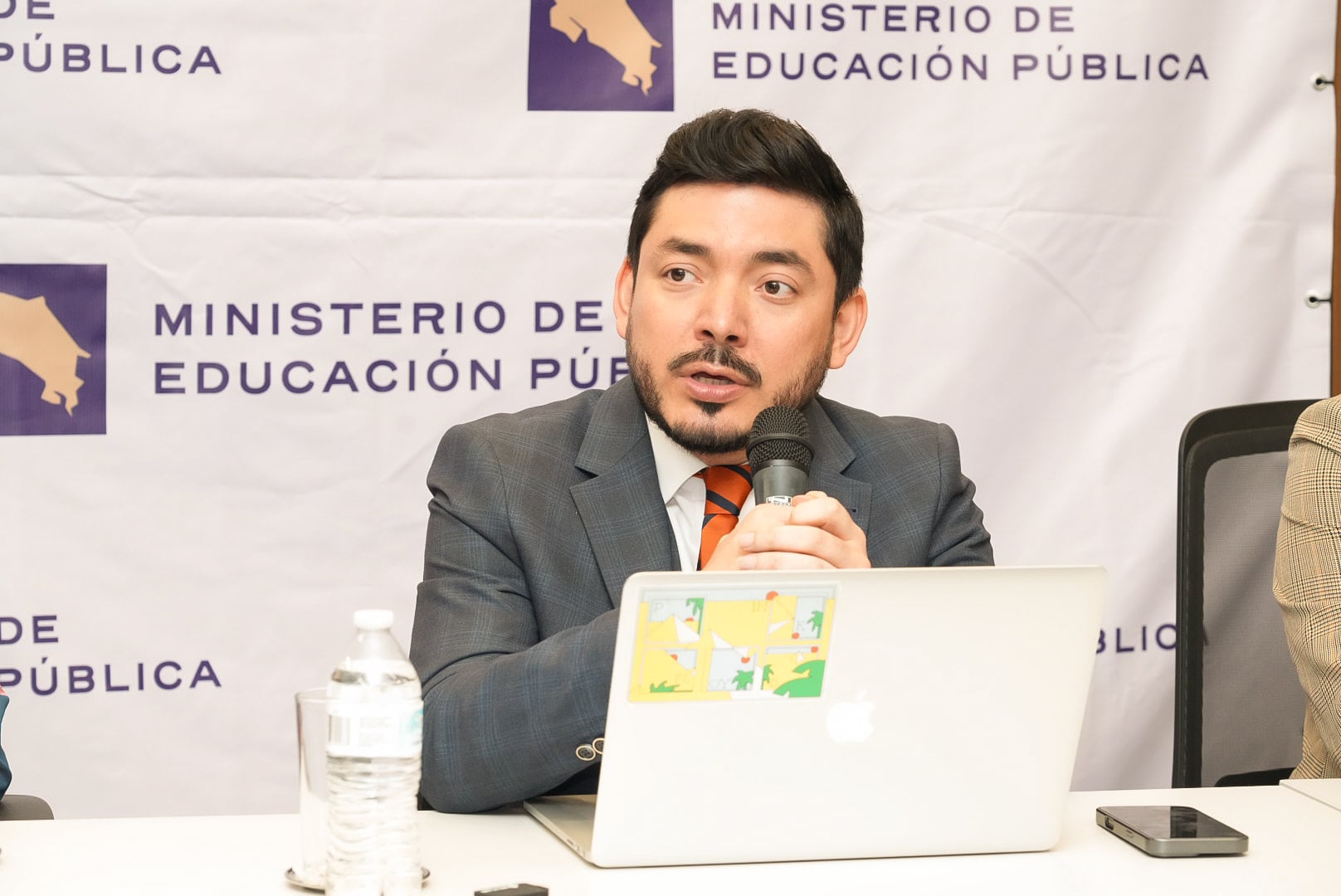 04/02/2025. Conferencia de prensa sobre el curso lectivo 2025. MEP. Torre Mercedes, San José. Fotografía: Lilly Arce.