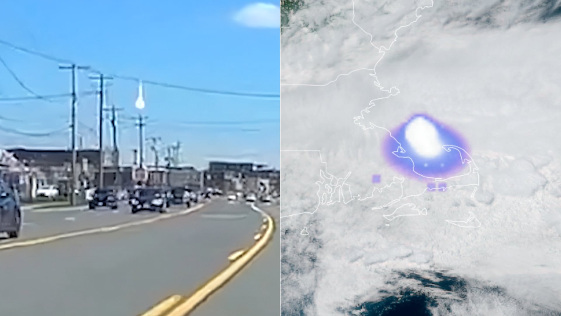 Residentes de varios estados reportaron fuertes explosiones y vibraciones tras la desintegración de un meteoro sobre Massachusetts.